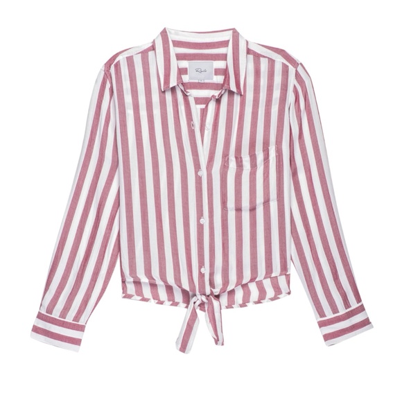 Rails Striped Tie Front Top - Picture 4 of 5